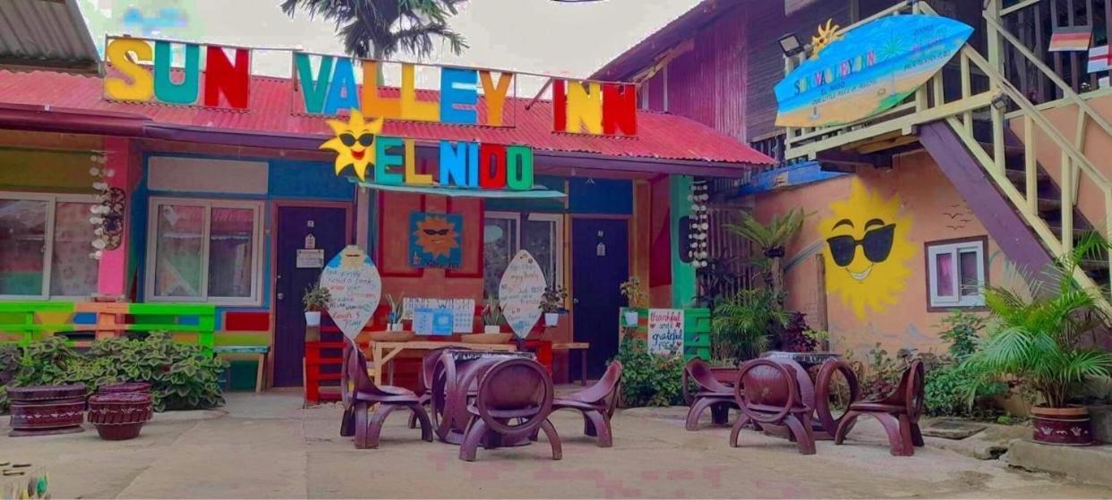 Sun Valley Hostel Эль-Нидо Экстерьер фото